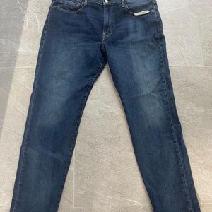 Lucky Brand 121 Los Angeles Slim Straight Jeans Men Size 38x32 Blue Denim Casual